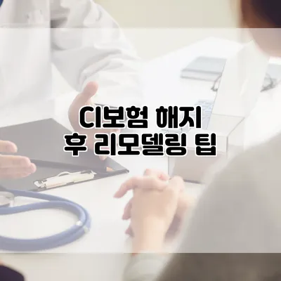 CI보험 해지 후 리모델링 팁